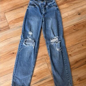 Wild Fable Distressed Straight Leg Jeans